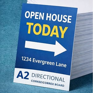 A2 Directional Corex Signs