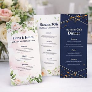 DL Menu Double-Sided